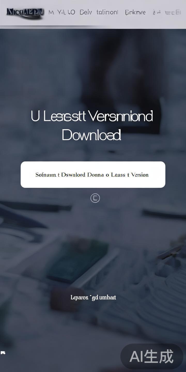 查找最新版下载链接：进入官网后，导航至“软件下载”